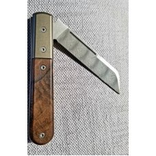 LIONSTEEL DOM DAMASTEEL EURO BARLOW,GEC SLIP,BRONZED BOLSTERS & WALNUT, Factory sample,1 of 1 