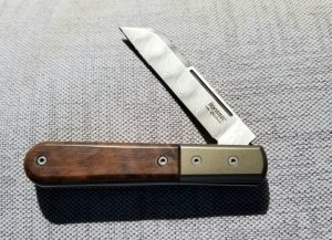 LIONSTEEL DOM DAMASTEEL EURO BARLOW,GEC SLIP,BRONZED BOLSTERS & WALNUT, Factory sample,1 of 1 