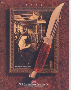W. R. Case & Sons Cutlery Co. 1998 Catalog - 39 pages in mint condition.