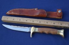 Vintage Olsen Knife Co. Solingen "Survival Knife" No. 4800 With Sheath.   Beauty Eh!