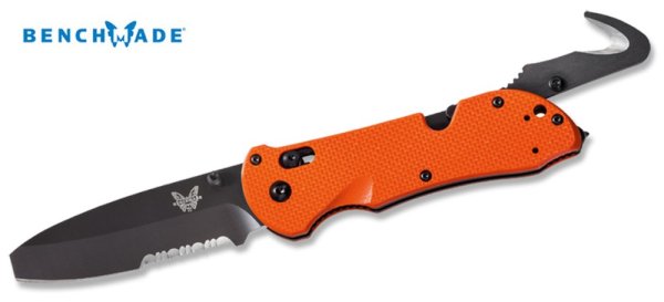 916SBK-ORG-Triage- Black Combo Blade, Orange Handle- Special Offer for 1st Responder-Email for code