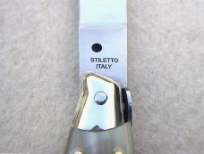 BELTRAME FISH STYLE 25CM  ( PICKLOCK )  ITALIAN STILETTO LIGHT HORN