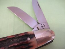 Kissing Crane Stag Handle  Whittler For NKCA 