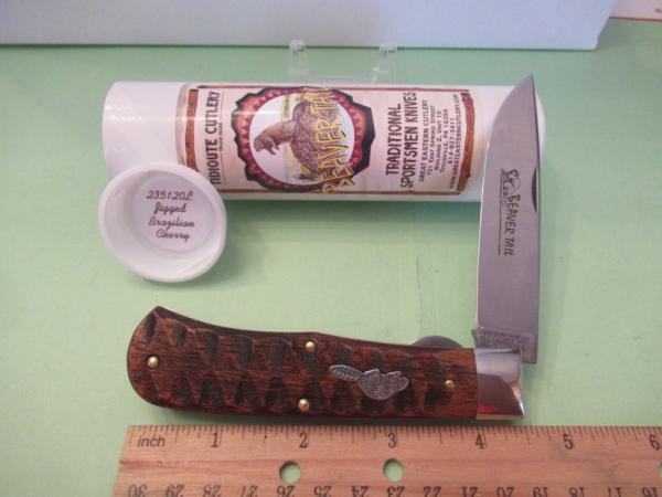 Great Eastern Jigged Cherry Beaver Tail Pattern # 235120L Great Eastern Jigged Cherry Beaver Tail Pattern # 235120L