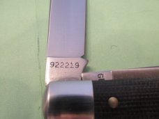 Great Eastern , Tidioute Green Canvas Micarta Pattern # 922219 Great Eastern , Tidioute Green Canvas Micarta Pattern # 922219