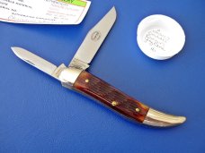 Great Eastern Tidioute 121211 Saddle Brown Jig Bone Powder Horn Jack Knife MIT Great Eastern Tidioute 121211 Saddle Brown Jig Bone Powder Horn Jack Knife MIT