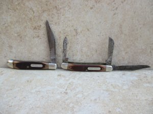 Schrade 108 Old Timer and Schrade 12 Old Timer   Both USA Made 