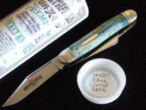 Great Eastern Northfield  Calf Roper "661317"  Blue Camel bone. SFO 100 was made in 2017
