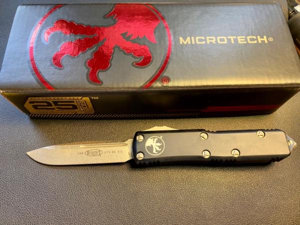 Microtech UTX 85 S/E Drop Point OTF