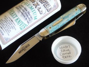 Great Eastern Northfield  Calf Roper "661317"  Blue Camel bone. SFO 100 was made in 2017