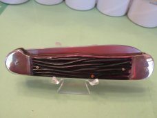 Hubertus Large  Brown  Bone Lever Lock 