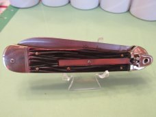 Hubertus Large  Brown  Bone Lever Lock 