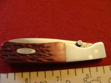 Case LinerLock Bone Handle Pattern #R6110L Case LinerLock Bone Handle Pattern #R6110L