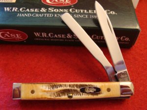 Case Baby Doctor's Knife #6.5282 Genuine Bone Stag Handles 2005