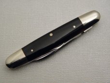 Schatt & Morgan, Keystone Series XII, Black Pearl Senator Pen #152221: 2002, 3 1/4” closed, with Pre Schatt & Morgan, Keystone Series XII, Black Pearl Senator Pen #152221: 2002, 3 1/4” closed, with Pre