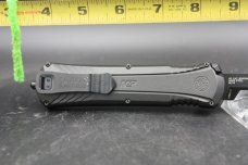 Smith and Wesson M&P OTF Spring Assisted Spear Point Knife blackout (3.5" Black)