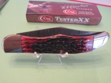 Case XX 2018 Damascus ,Crimson Bone Folding Hunter Pattern # 6165 Dam Case XX 2018 Damascus ,Crimson Bone Folding Hunter Pattern # 6165 Dam