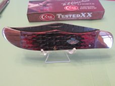 Case XX 2018 Damascus ,Crimson Bone Folding Hunter Pattern # 6165 Dam Case XX 2018 Damascus ,Crimson Bone Folding Hunter Pattern # 6165 Dam