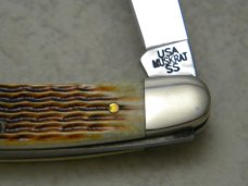 Case XX USA 2002 Zippo/Case International Swap Meet Bone Mini Muskrat Knife in Tin Box Case XX USA 2002 Zippo/Case International Swap Meet Bone Mini Muskrat Knife in Tin Box