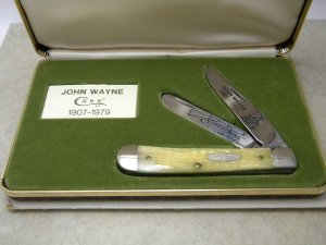 Case XX USA 6 Dot John Wayne "The Duke" 6254 SS Trapper Knife NIB
