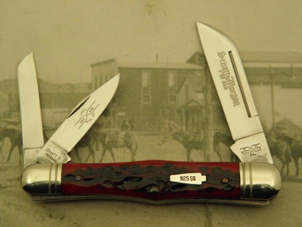 Schatt & Morgan, Keystone Series XIV, Split Back Spring Carpenter’s Whittler #042127: 2004 Schatt & Morgan, Keystone Series XIV, Split Back Spring Carpenter’s Whittler #042127: 2004
