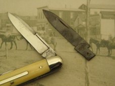 Howard Cutlery Company, circa 1890, Split Back Spring Whittler Howard Cutlery Company, circa 1890, Split Back Spring Whittler