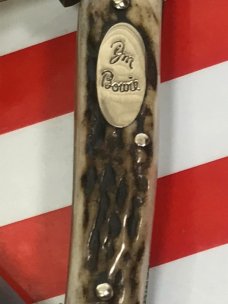 Carl Schlieper / German Eye Brand -Hand Made Jim Bowie Whittler Pocket Knife +Nice Stag Handles -NOS Carl Schlieper / German Eye Brand -Hand Made Jim Bowie Whittler Pocket Knife +Nice Stag Handles -NOS