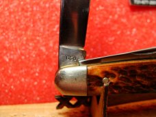 WESTERN BOULDER COLO. 1950-61 MEDIUM 3 3/8" STOCKMAN 658 BROWN BOVINE BONE HANDLES WESTERN BOULDER COLO. 1950-61 MEDIUM 3 3/8" STOCKMAN 658 BROWN BOVINE BONE HANDLES