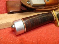 RANDALL MADE ORLANDO FL. 1966-69 MD 20 YUKON SKINNER SHEATH KNIFE & JOHNSON SHEATH