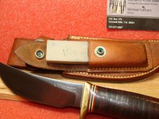 RANDALL MADE ORLANDO FL. 1966-69 MD 20 YUKON SKINNER SHEATH KNIFE & JOHNSON SHEATH