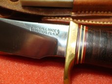 RANDALL MADE ORLANDO FL. 1966-69 MD 20 YUKON SKINNER SHEATH KNIFE & JOHNSON SHEATH