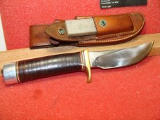 RANDALL MADE ORLANDO FL. 1966-69 MD 20 YUKON SKINNER SHEATH KNIFE & JOHNSON SHEATH