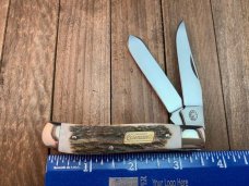 Coleman Made in Seki Japan Tiny Trapper Stag Handles Coleman Made in Seki Japan Tiny Trapper Stag Handles