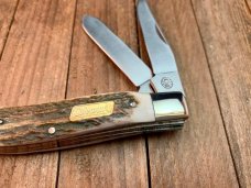 Coleman Made in Seki Japan Tiny Trapper Stag Handles Coleman Made in Seki Japan Tiny Trapper Stag Handles