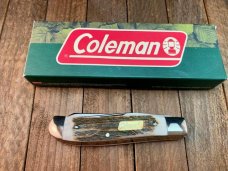 Coleman Made in Seki Japan Tiny Trapper Stag Handles Coleman Made in Seki Japan Tiny Trapper Stag Handles