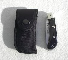 NEW OLD STOCK CLASSIC ITALIAN AKC AUTO SPEED HUNTER GENUINE BRAZILIAN HORN WITH SHEATH