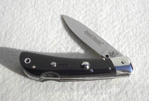 NEW OLD STOCK CLASSIC ITALIAN AKC AUTO SPEED HUNTER GENUINE BRAZILIAN HORN WITH SHEATH