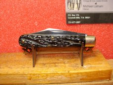 CASE XX 1940-64 JACK KNIFE 6202 1/2 ROUGH BLACK COMPOSITION HANDLES