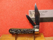 CASE XX 1940-64 JACK KNIFE 6202 1/2 ROUGH BLACK COMPOSITION HANDLES