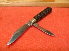 CASE XX 1940-64 JACK KNIFE 6202 1/2 ROUGH BLACK COMPOSITION HANDLES