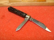 CASE XX 1940-64 JACK KNIFE 6202 1/2 ROUGH BLACK COMPOSITION HANDLES