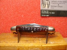 CASE XX 1940-64 HALF WHITTLER 6208 REDISH BROWN JIGGED BONE HANDLES CASE XX 1940-64 HALF WHITTLER 6208 REDISH BROWN JIGGED BONE HANDLES