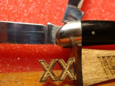 CASE XX 1940-64 MEDIUM JACK 22087 SLICK BLACK COMPOSITION HANDLES CASE XX 1940-64 MEDIUM JACK 22087 SLICK BLACK COMPOSITION HANDLES