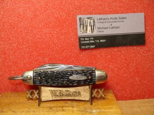 CASE XX 1940-64 CAMPER/SCOUT 640045R IMITATION JIGGED COMPOSITION HANDLES