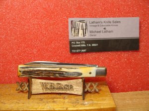 CASE XX 10 DOT USA 1980 DOCTOR KNIFE 5185 SSP STAG HANDLES
