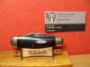 CASE XX USA 4 DOT 1976 HEAVY JACK 2231 SAB SLICK BLACK COMPOSITION HANDLES