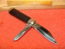 CASE XX USA 4 DOT 1976 HEAVY JACK 2231 SAB SLICK BLACK COMPOSITION HANDLES CASE XX USA 4 DOT 1976 HEAVY JACK 2231 SAB SLICK BLACK COMPOSITION HANDLES