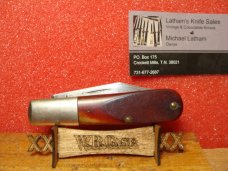 CASE XX USA 10 DOT 1970 BARLOW 62009 1/2 RED BONE HANDLES CASE XX USA 10 DOT 1970 BARLOW 62009 1/2 RED BONE HANDLES
