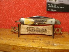 CASE XX USA 2 DOT 1978 PEANUT 5120R SS STAG HANDLES, SINGLE BLADE WITH BAIL. CASE XX USA 2 DOT 1978 PEANUT 5120R SS STAG HANDLES, SINGLE BLADE WITH BAIL.