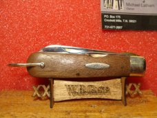 CASE XX USA 4 DOT 1976 UTILITY ELECTRICAL KNIFE 12031L WALNUT WOOD HANDLES CASE XX USA 4 DOT 1976 UTILITY ELECTRICAL KNIFE 12031L WALNUT WOOD HANDLES